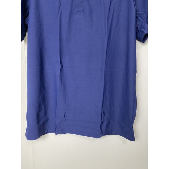 Haimont Polo Shirts Men Size L Blue Dry Fit Short Sleeve Collared Golf T-Shirts - Picture 11 of 14